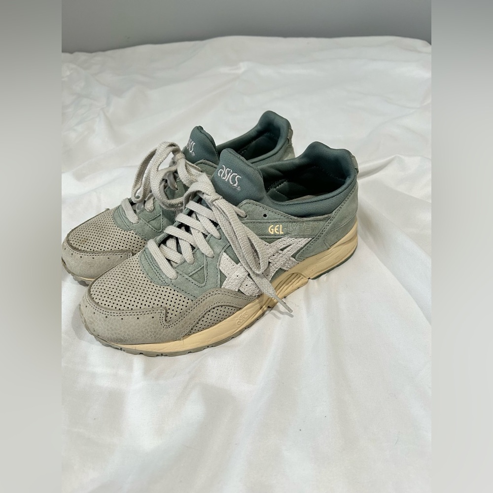 Asics Gel Sneakers in Blue and Cream
